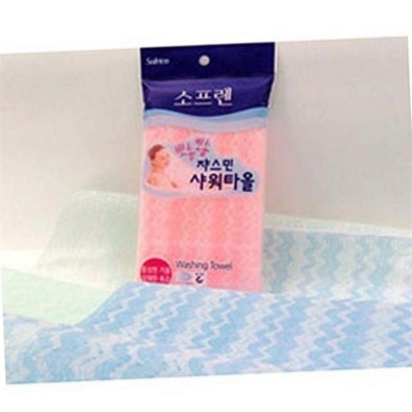 대형 바디 타월 거품 부드러운 타월 목욕타월 샤워용 바스 욕실 - 상품 이미지