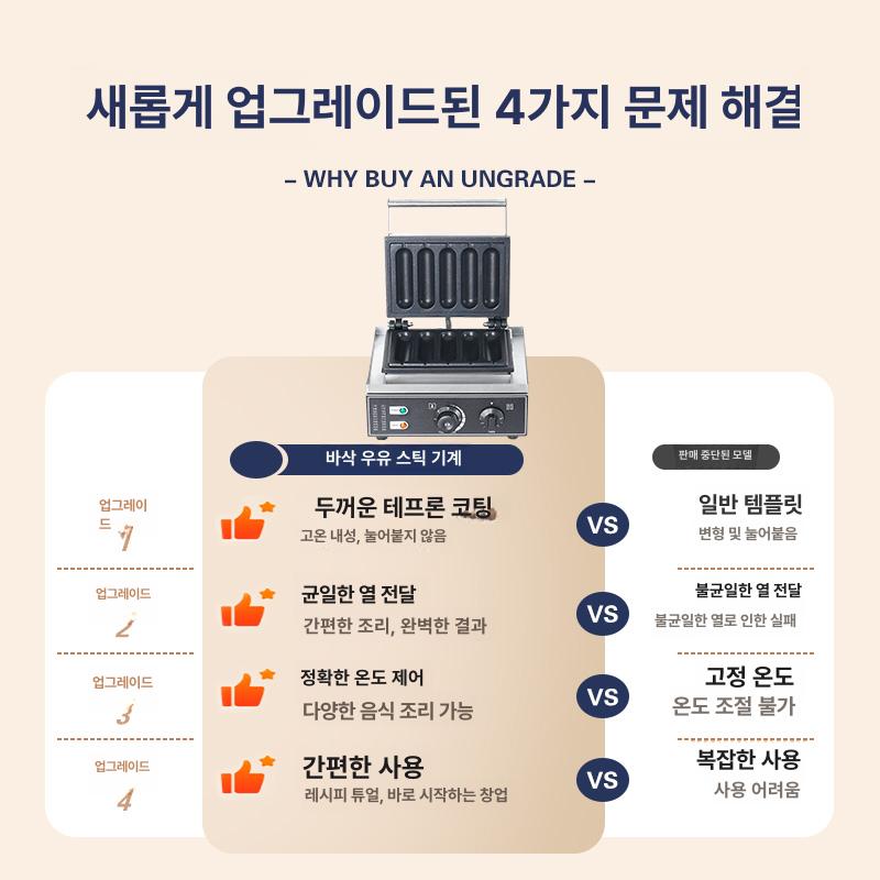 소세지 전기그릴 핫바 구이기 상업용 업소용 팬 편의점용 핫도그기계 머신 간식조리기 - 상세 이미지 3