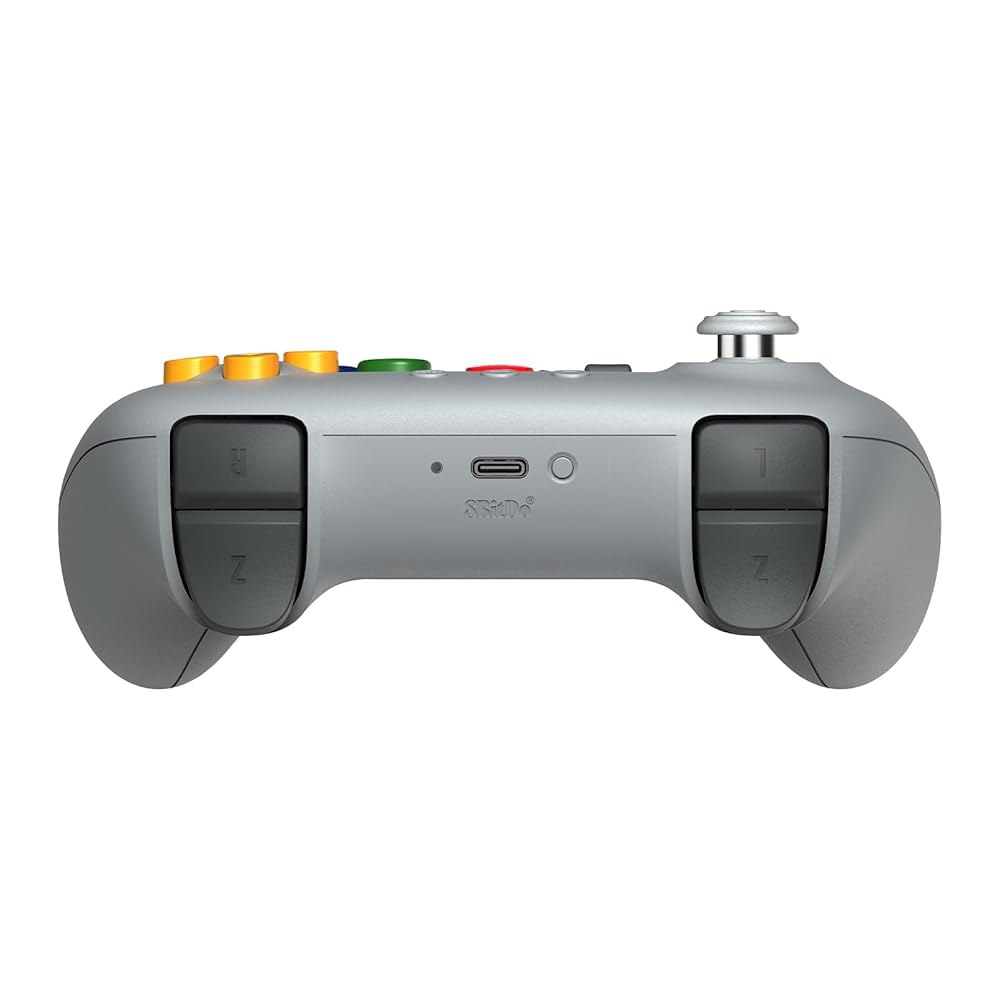 아날로그 3D, 스위치, 스위치 2, 윈도우, 안드로이드용 8BitDo 64 블루투스 컨트롤러(그레이) - 상세 이미지 2