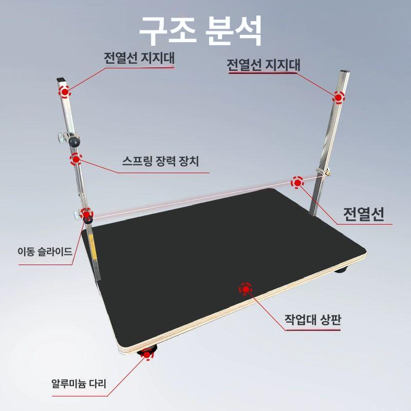 탁상형 스티로폼 커팅기 스폰지 자르는 와이어 절단기 열선 커터 - 상세 이미지 4