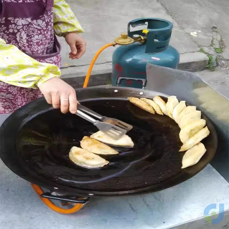 대형 후라이팬 토스트팬 코팅 부침개 식당 대용량 38cm - 상세 이미지 4