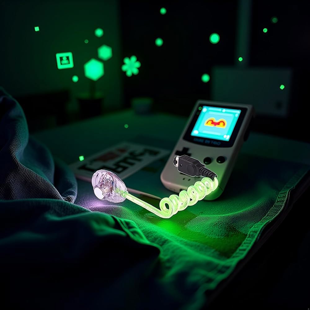 GBC GBP 화면 조명용 게임보이 컬러 포켓용 그린 플렉시블 LED 야간 웜 라이트, 콘솔 램프 액세서리 추가 배터리 필요 없음 - 상세 이미지 3