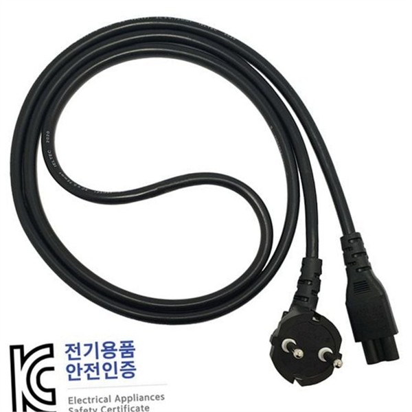 프린터 ac 전원 케이블 크로바 데스크탑 전원 케이블 국산 3구 - 상품 이미지