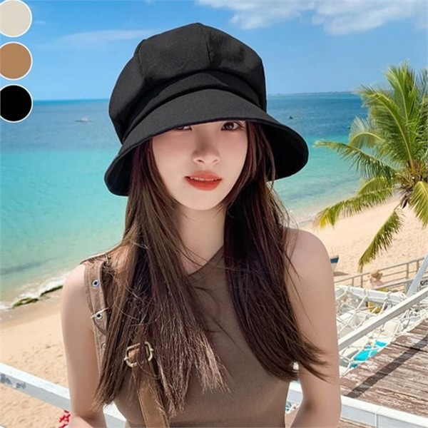 와이드챙 여성 버킷 햇 데일리버킷 버킷 햇 여름 패션 여행 - 상세 이미지 2