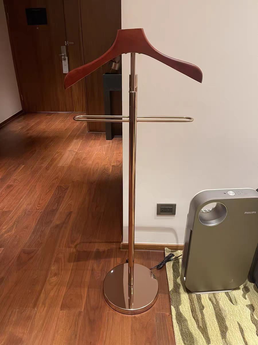 접이식 옷거치대 옷장 실내 간이 원목행거 시스템 코트랙 걸이 의류 사다리행거 심플 - 상세 이미지 3