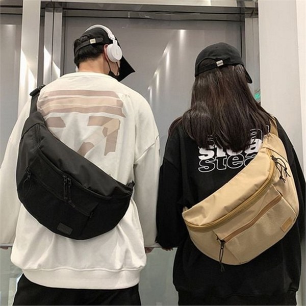 빅사이즈 남성 크로스 백 캐주얼 남녀공용 슬링백 메신저 직장인 나일론 - 상세 이미지 2