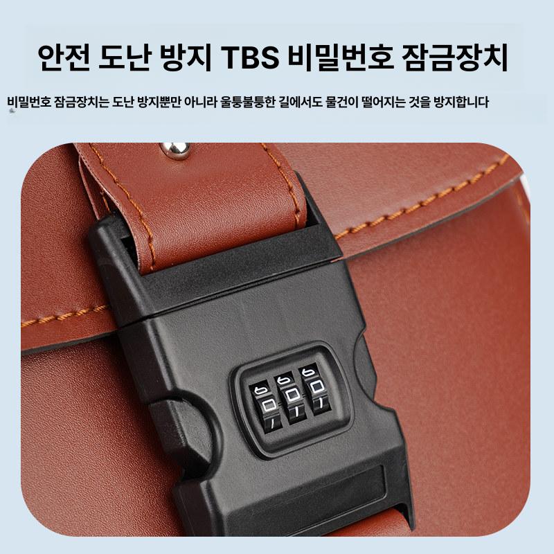 빈티지 가죽 오토바이 사이드백 바이크 트렁크백 거치대 리벳 시트백 안장가방 - 상세 이미지 5