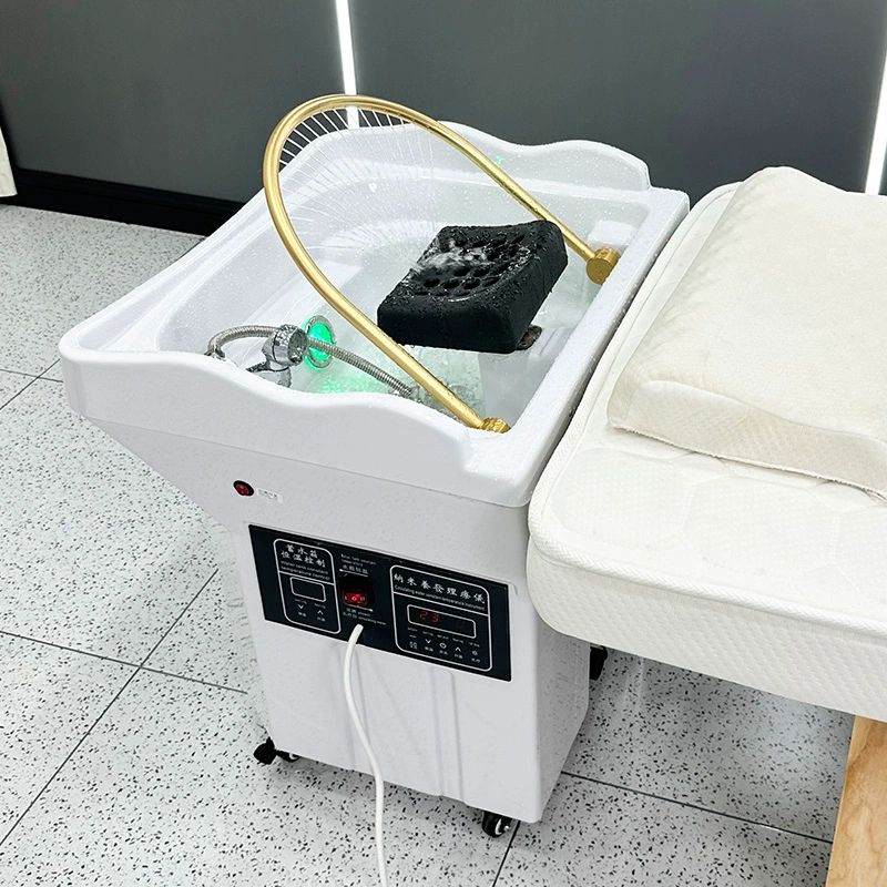 이동식 샴푸대 온수기 물순환 헤드스파 헤어 머신 누워서 머리감기 마사지샵 - 상품 이미지