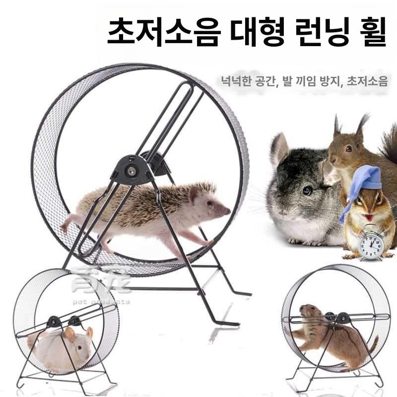 철제 쳇바퀴 고슴도치 햄스터 놀이터 친질라 운동 - 상세 이미지 3