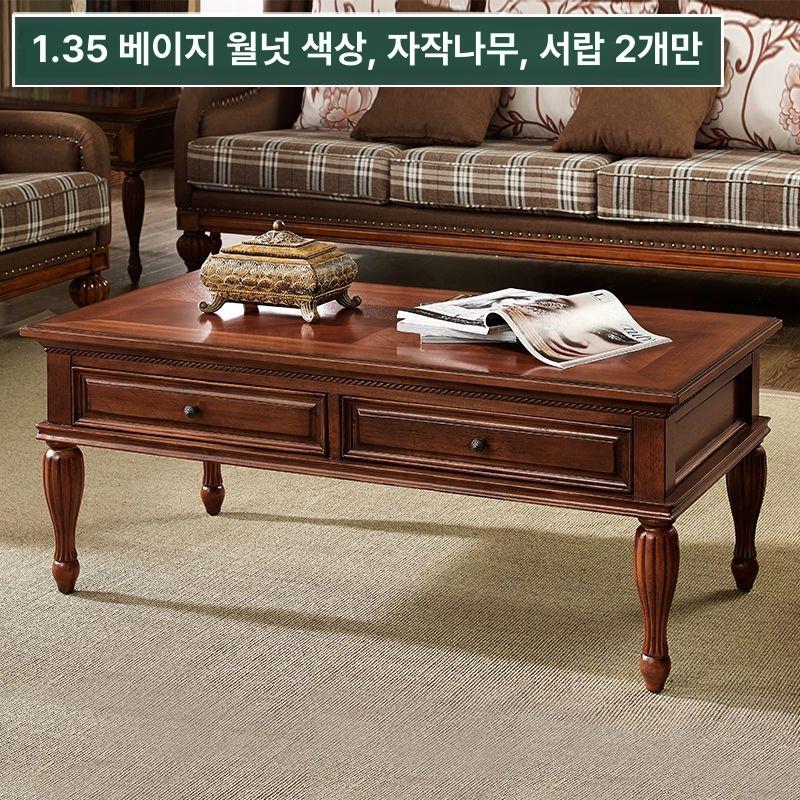 빈티지 엔틱협탁 협탁테이블 사이드 프렌치 인테리어 유럽풍 앤틱 원목협탁 티테이블 - 상세 이미지 4