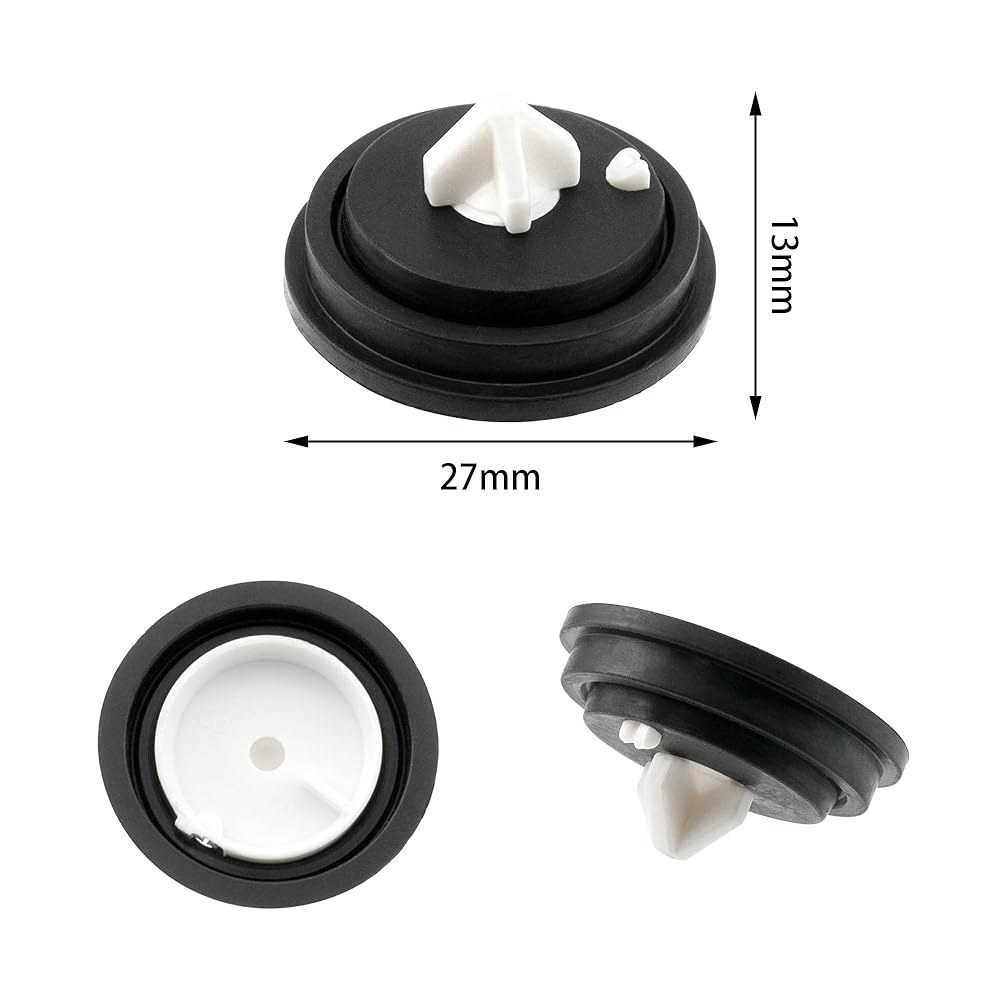 블링킹덤 3 PCS 교체 고무 볼 밸브 와셔, 직경 27mm 시스터 리필 다이어프램 변기 입구 플로트 와셔 - 상세 이미지 3