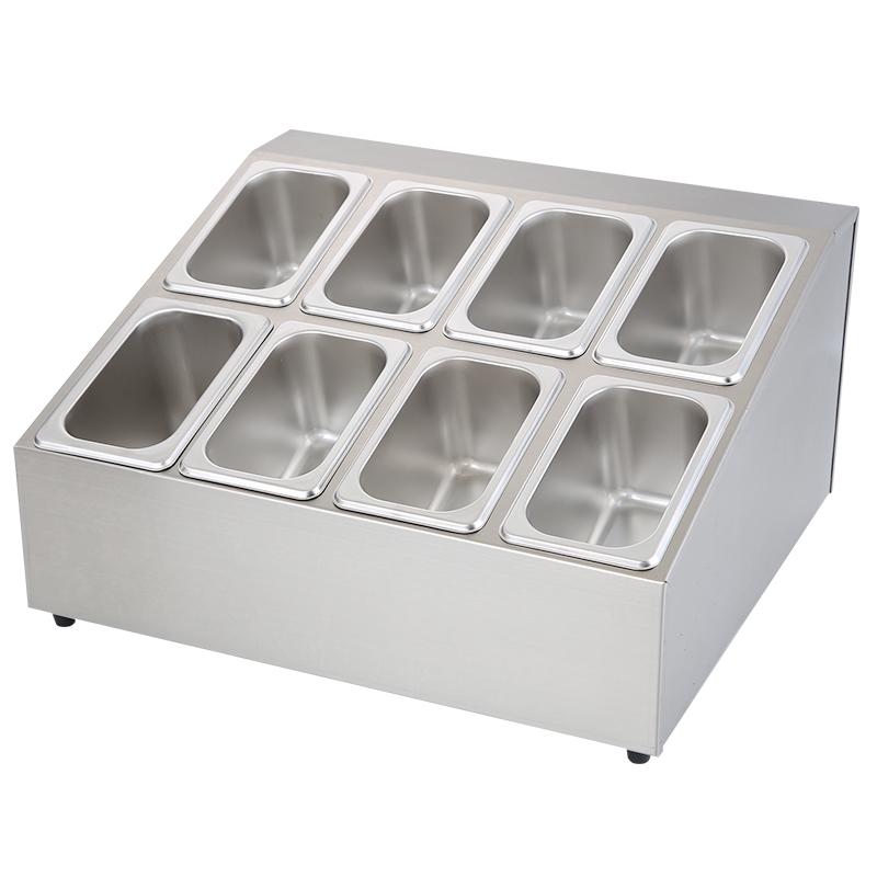 뚜껑 미니반찬냉장고 투명 저온 신선유지 보관 식재료 미니반찬통 냉장고정리 토핑 - 상세 이미지 5