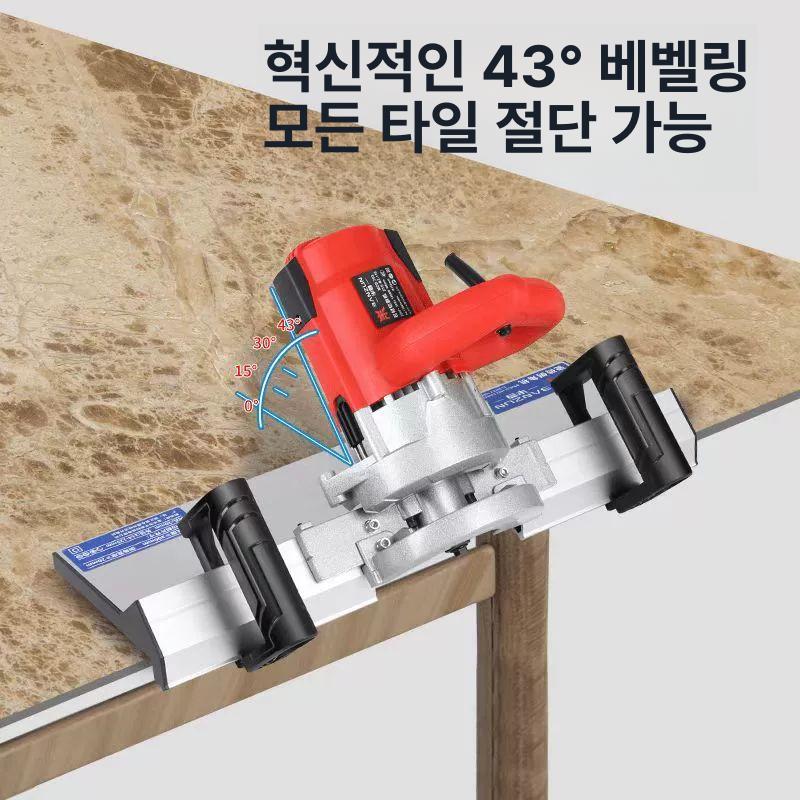 커팅기 절단기 커터기 타일컷 거치대 대형타일 모서리 핸드푸시 고정밀 - 상세 이미지 3