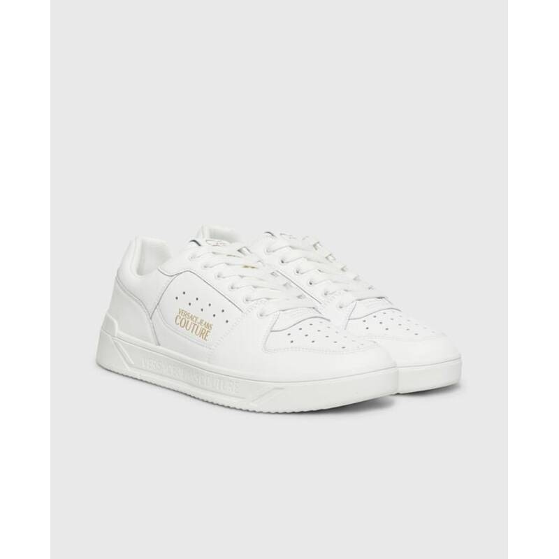 베르사체진꾸뛰르 폰도스타라이트 가죽 로고 포인트 남성 스니커즈 화이트 80YA3SJ4 - 상품 이미지