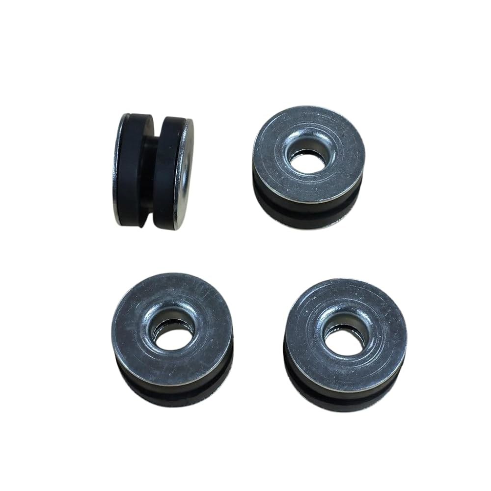4 PCS 5/16 8MM 캡티브 절연 마운트/진동 댐퍼 EPDM 아연 도금 강철 - 상품 이미지