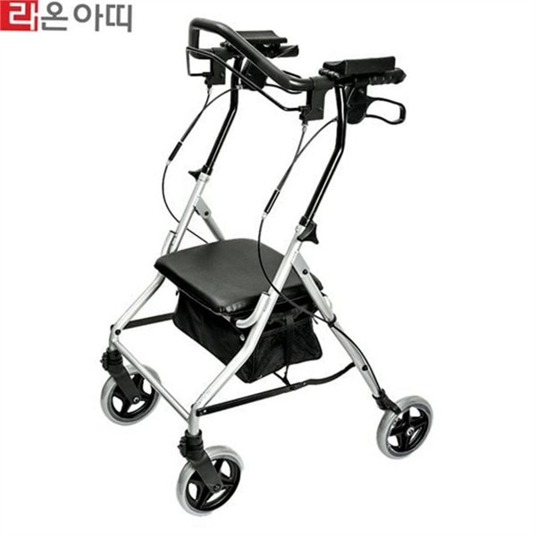 접이식 성인용 보행기 좌석형 고령자용 보행기 실버카 어르신 - 상품 이미지