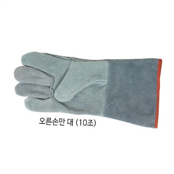 두꺼운 용접 장갑 산업용 안전용 용접 장갑 작업자 화상방지 내피없는 - 상품 이미지