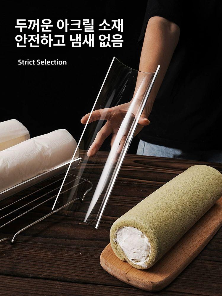 고정 보조틀 베이킹도구 픽서 롤케이크 아크릴 투명 반구 - 상세 이미지 2