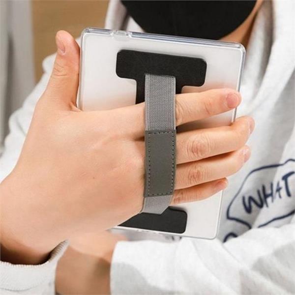 휴대용 태블릿 거치 스트랩 가죽 이북 리더기 손가락 스트랩 손잡이 - 상품 이미지