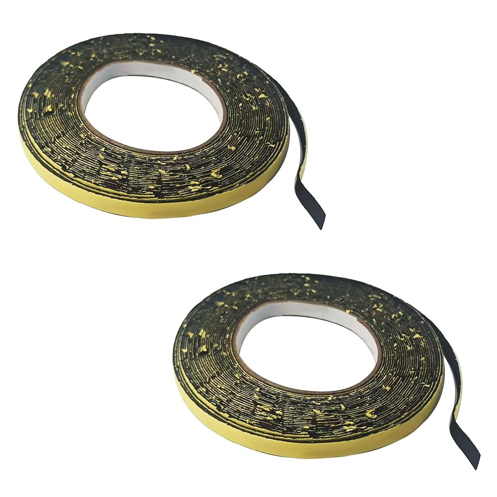 런씨웨이 2Pcs 두께 1mm x 폭 10mm 32피트 자동차 스피커 씰링 테이프, 폼 개스킷 스피커용 방음 방수 그립 도어, 웨더 스트리핑, 단열재 3mm Thick -32Ft - 상품 이미지