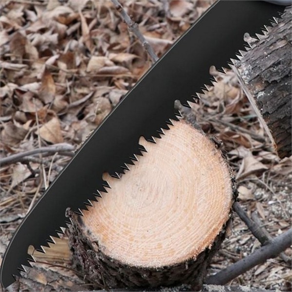 휴대용 접이식 톱 다용도 목재 톱 650mm 가지치기 수공구 캠핑 - 상품 이미지