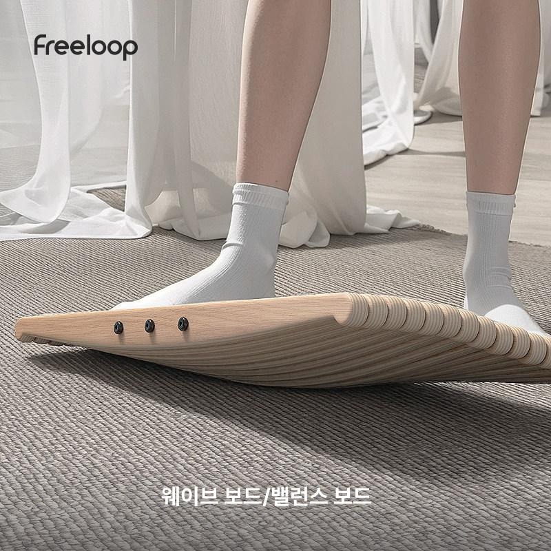 밸런스 보드 패드 운동기구 서핑 홈트 실내 코어 균형 우드 원목색 - 상세 이미지 2