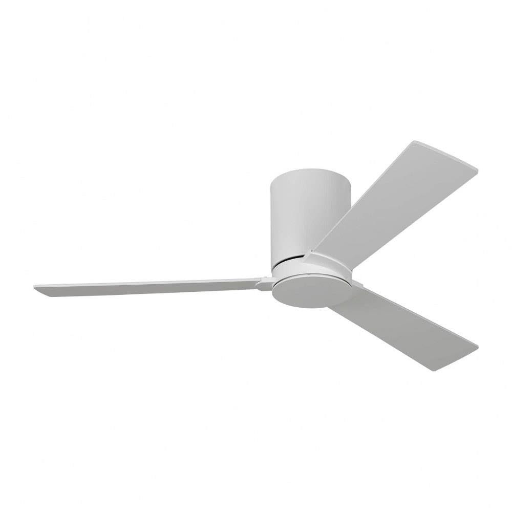 Monte Carlo Fans 3RZHR44RZW Rozzen - 블레이드 111.9cm(44인치), 마감 화이트 색상 24.9cm(9.3인치), 3 높이 너비 선풍기 천장 매트 - 상품 이미지