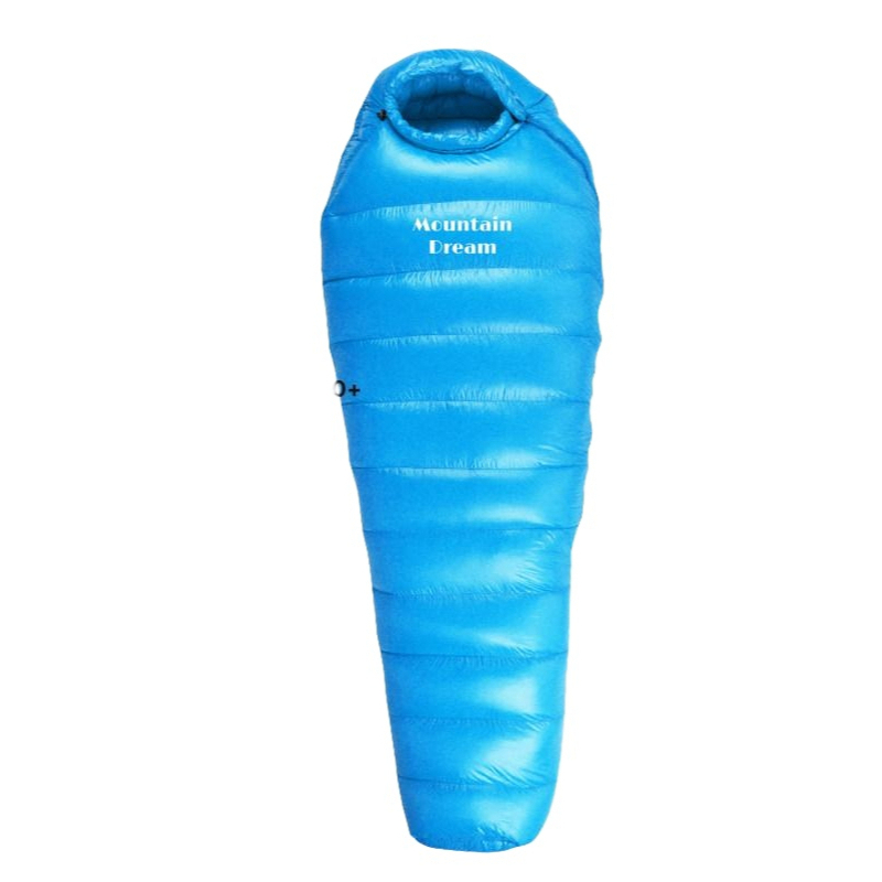 캠핑 오리털 동계 사계절 침낭 페더다운 400g 30% 오리털 15°C - 상품 이미지