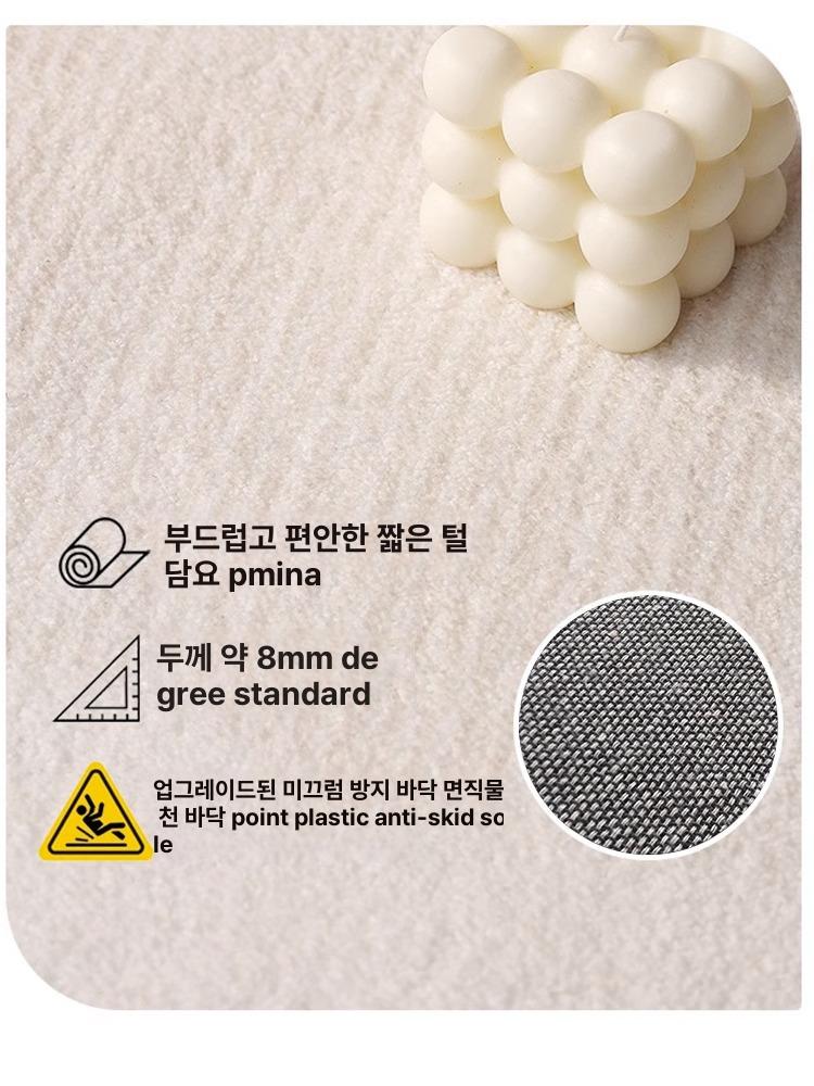 꽃무늬 러그 원형 감성 앤틱 장미 데이지 인테리어 빈티지 클래식 세탁가능 - 상세 이미지 3