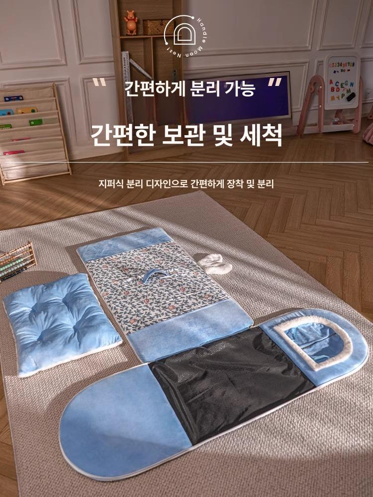 보온 하우스 방석 고양이 담요 매트 패드 강아지전기장판 소형 애완동물 겨울집 개집 - 상세 이미지 4