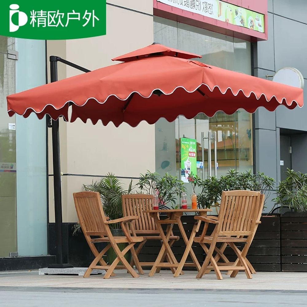 벨라로크 대형 파라솔 전원주택 정원 카페 테라스 호텔 정 D. 사각형 2.5m 대리석 포함 - 상세 이미지 2