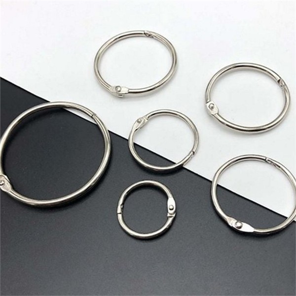 메탈 철제 카드링 링클립 다용도 철제링 바인더 문서정 서류 - 상품 이미지