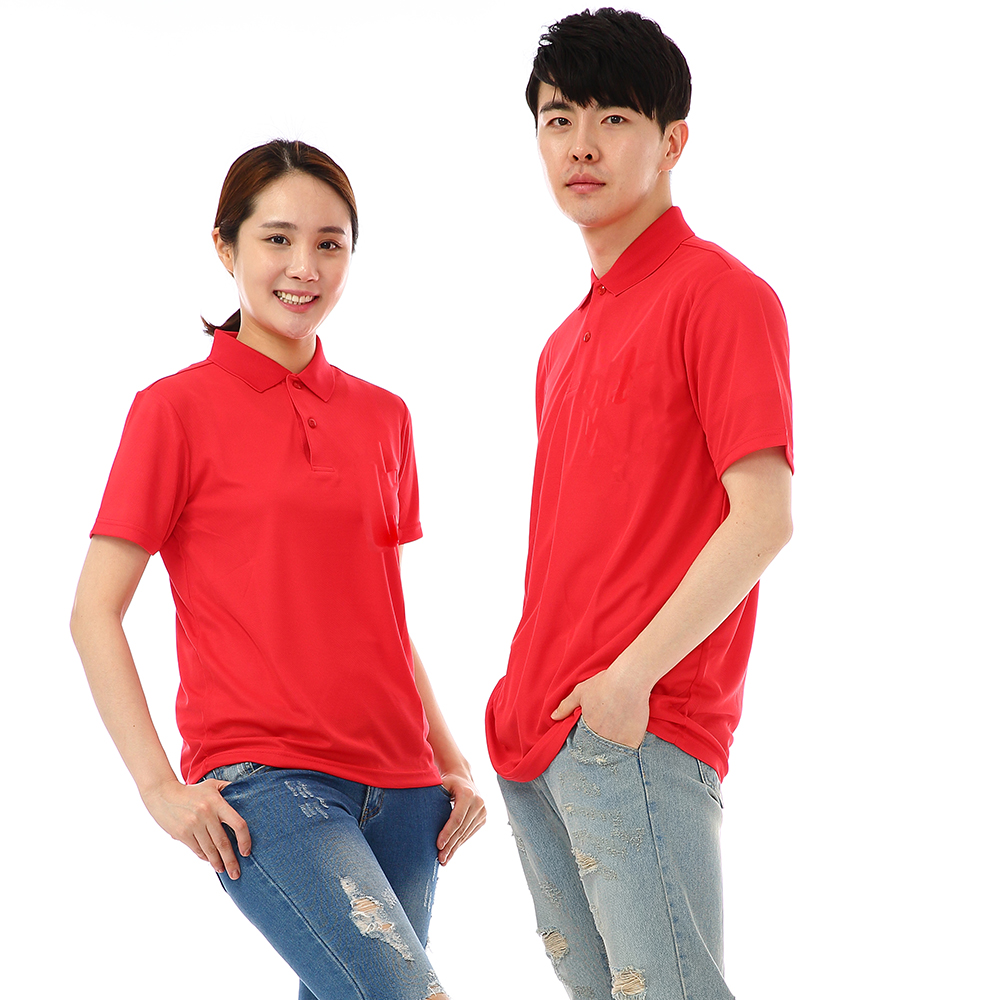 (21color)쿨론카라 반팔티셔츠 (포켓없음)  단체 가게 음식점 홀서빙복 - 상세 이미지 4