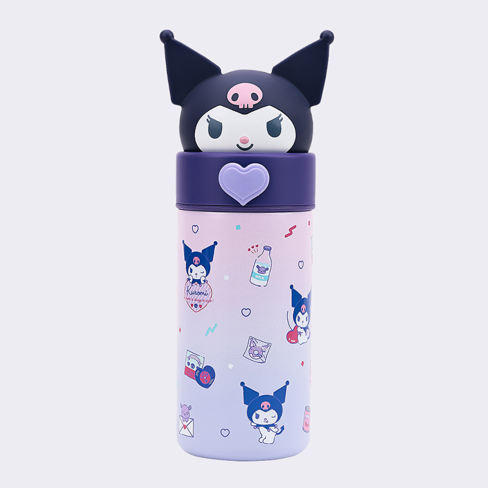 산리오 스텐 휴대용 보온 보냉 텀블러 보틀 캐릭터 물병 350ml - 상세 이미지 2