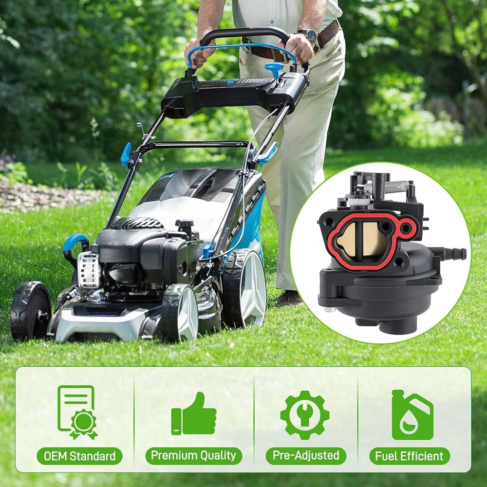 799584 550EX 625EX 675EX 725EXI 엔진용 595658 재활용 포함 Craftsman 및 Toro M110 필터 커버 카뷰레터, 기계용 잔디 M220 기화기, - 상세 이미지 3
