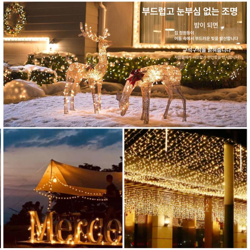 태양광 줄전구 정원 방수전구 야외용트리전구 태양열 조명등 생활방수 와이어전구 - 상세 이미지 4
