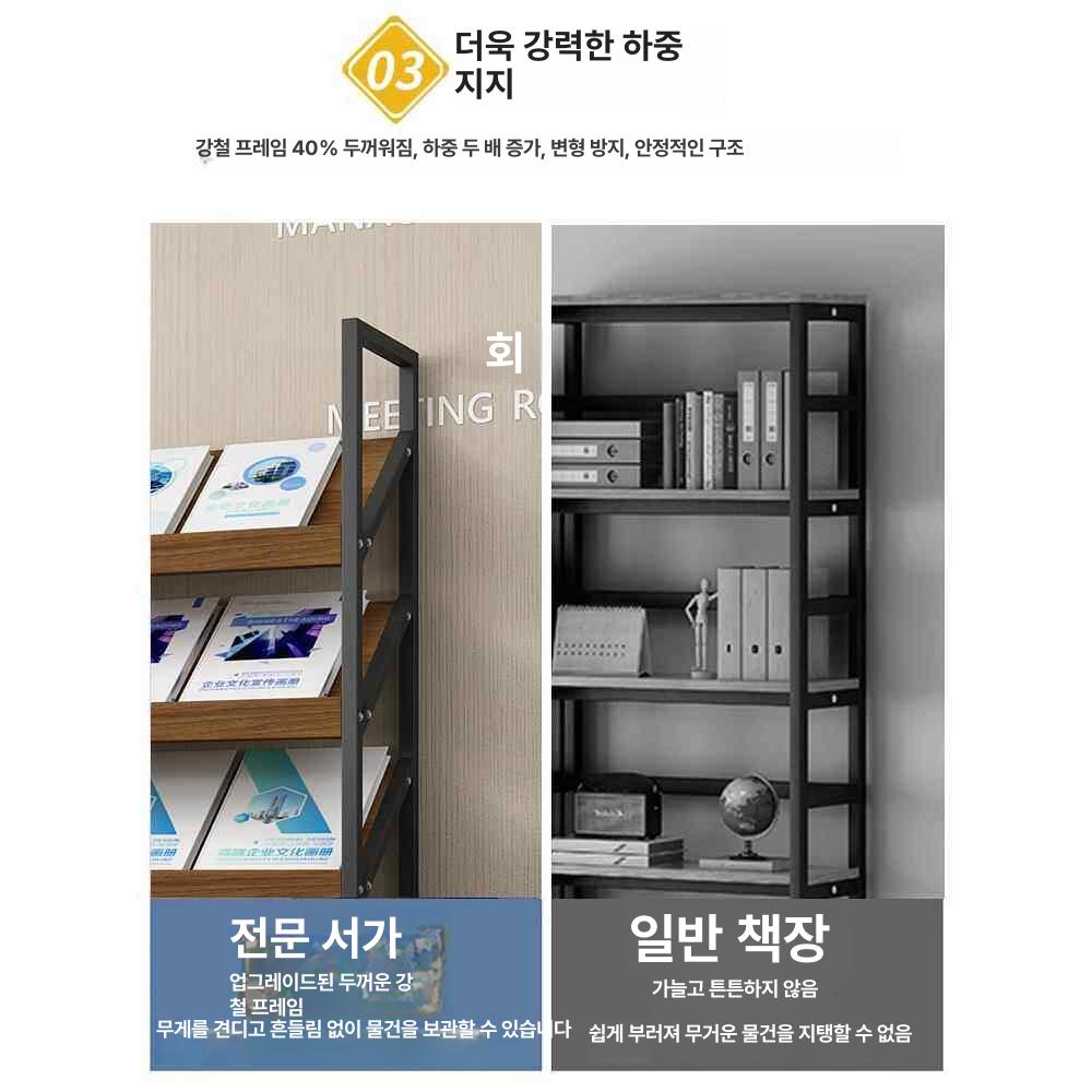 서점 진열대 디피 카달로그 전시대 잡지 거치대 선반 가판대 - 상세 이미지 4
