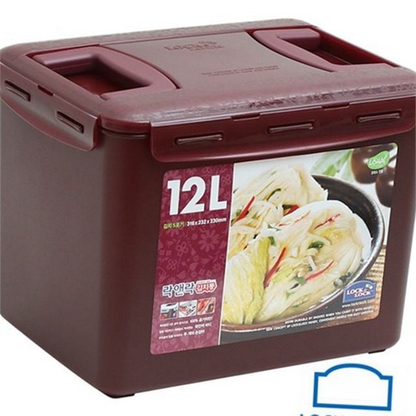대용량 김치 보관 용기 핸디형 김치통 12l 밀폐 냉장 - 상품 이미지