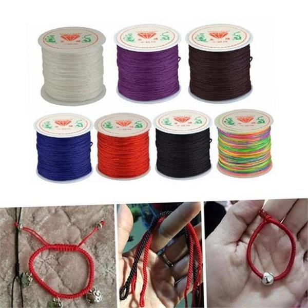 핸드메이드 diy 매듭 끈 공예용 나일론 매듭 실 공예실 수공예 - 상품 이미지