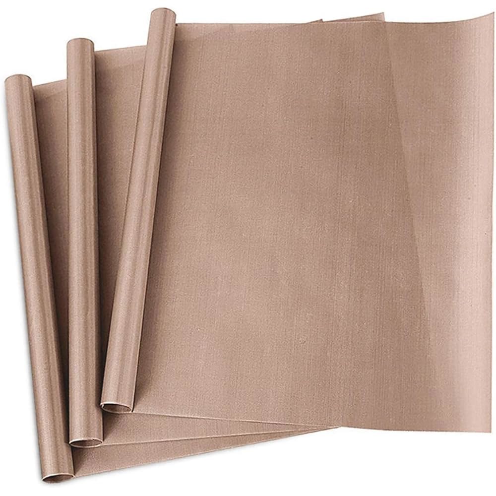 3팩 PTFE 테프론 시트, 열 프레스 이송 시트 논스틱 16 x 20 전사 용지 재사용 가능한 내열 공예 매트 1 3Pack 16 x20 Black - 상품 이미지