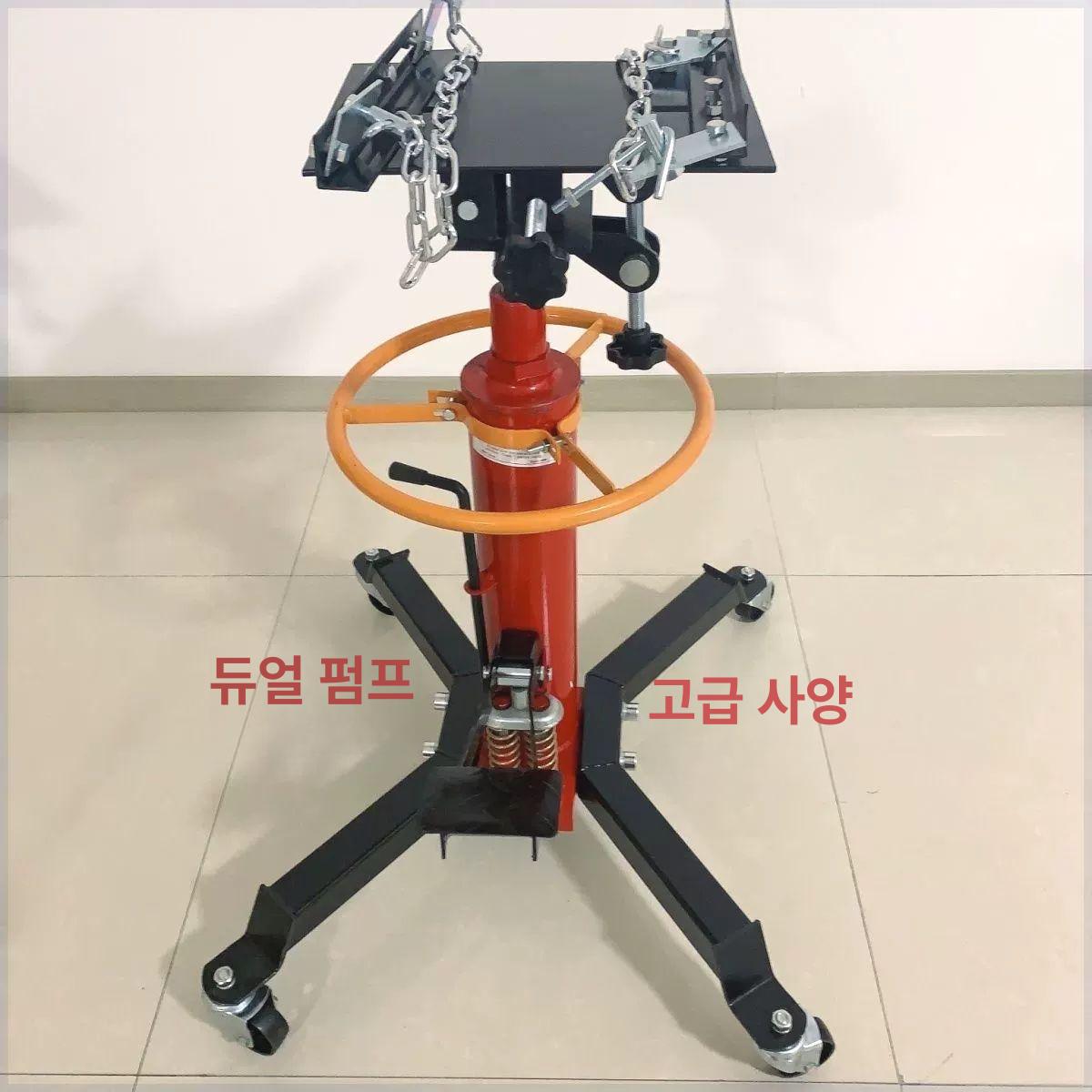 이동식 유압잭 카센터 더블펌프 공업용 가레지 작기 유압자키 작키 톤 공압 정비용 - 상세 이미지 3