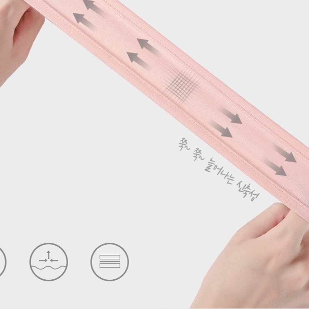 땀흡수 머리띠형 골프 스포츠용 3컬러 러닝 테니스 남녀공용 땀밴드 스포츠헤어밴드 - 상세 이미지 4