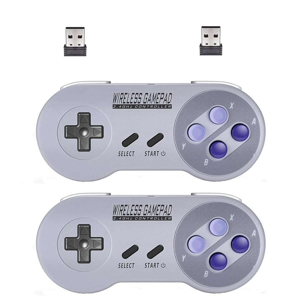 SNES 게임 및 닌텐도 스위치 1, Windows PC, Mac, Linux, Raspberry Pi, RetroPie u2013 클래식 디자인, 플러그 앤 플레이를 위한 ZAM - 상품 이미지