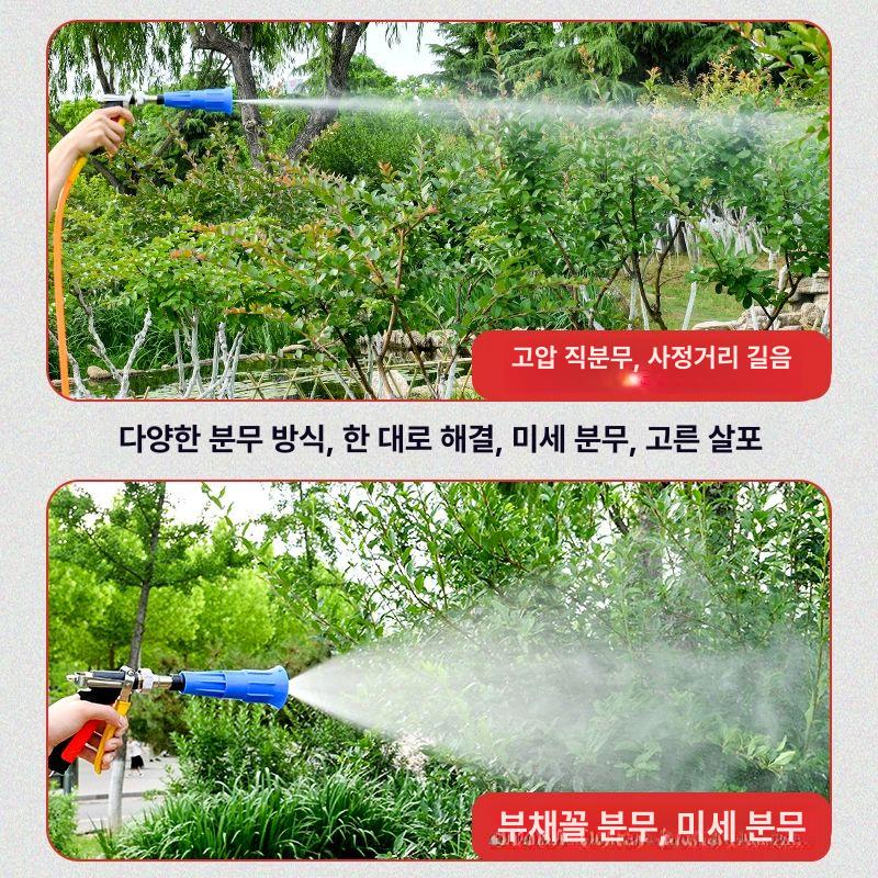 고압분무기 농업 살수기 약치는 기계 과수원 호스릴 - 상세 이미지 4
