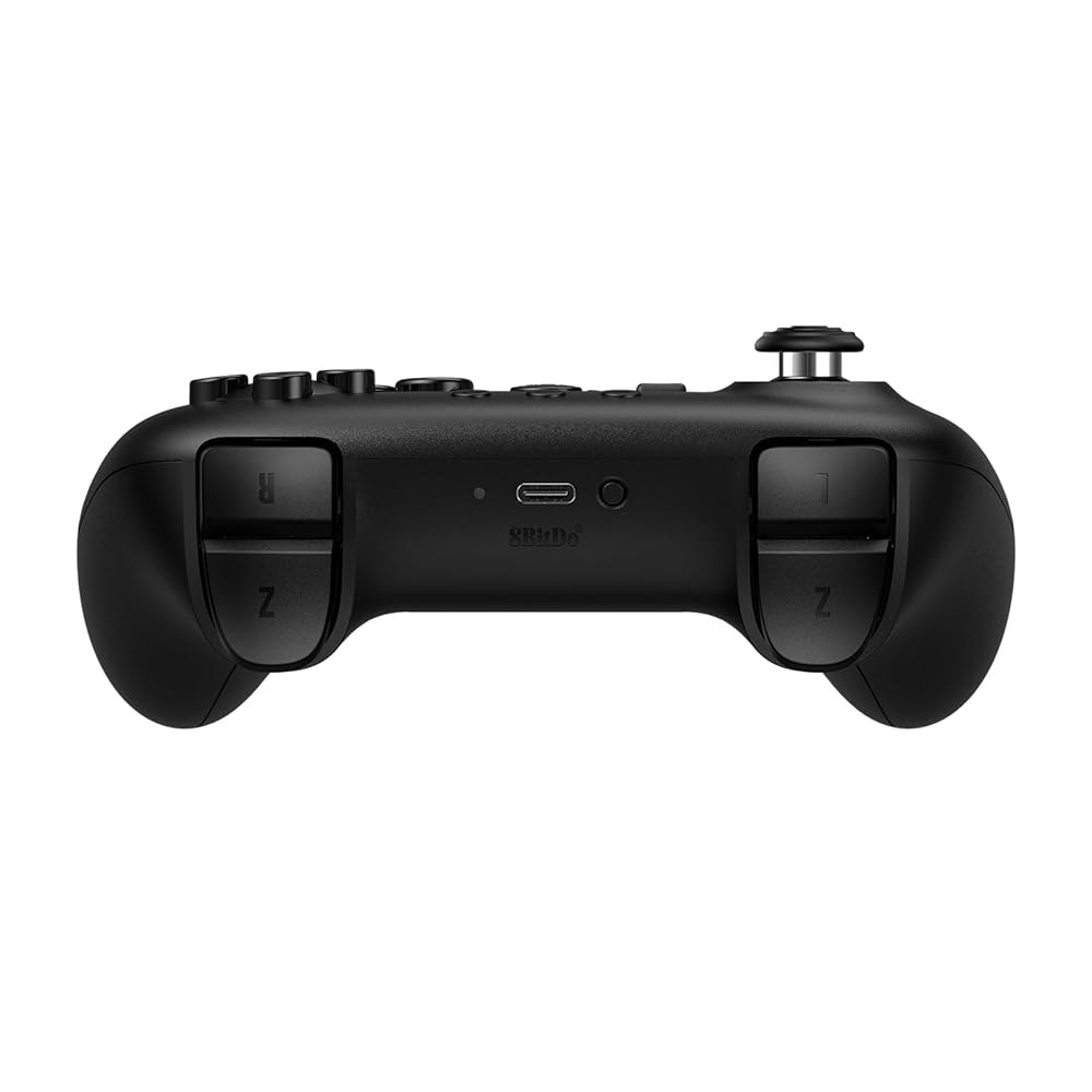 아날로그 3D, 스위치, 스위치 2, 윈도우 및 안드로이드용 8BitDo 64 블루투스 컨트롤러(블랙) Black - 상세 이미지 2