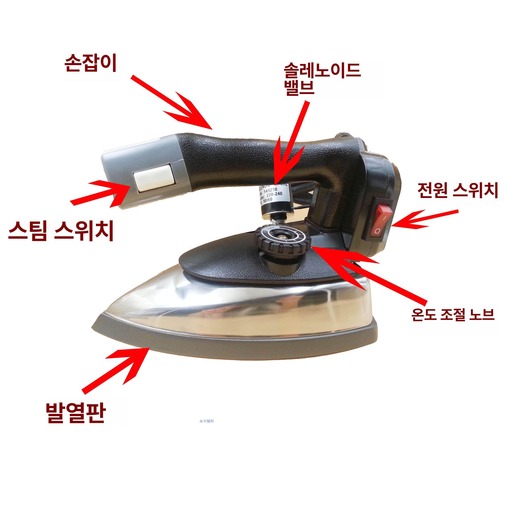 공업용다리미 세탁소 고출력 드라이 다리미 전문가용 - 상세 이미지 2