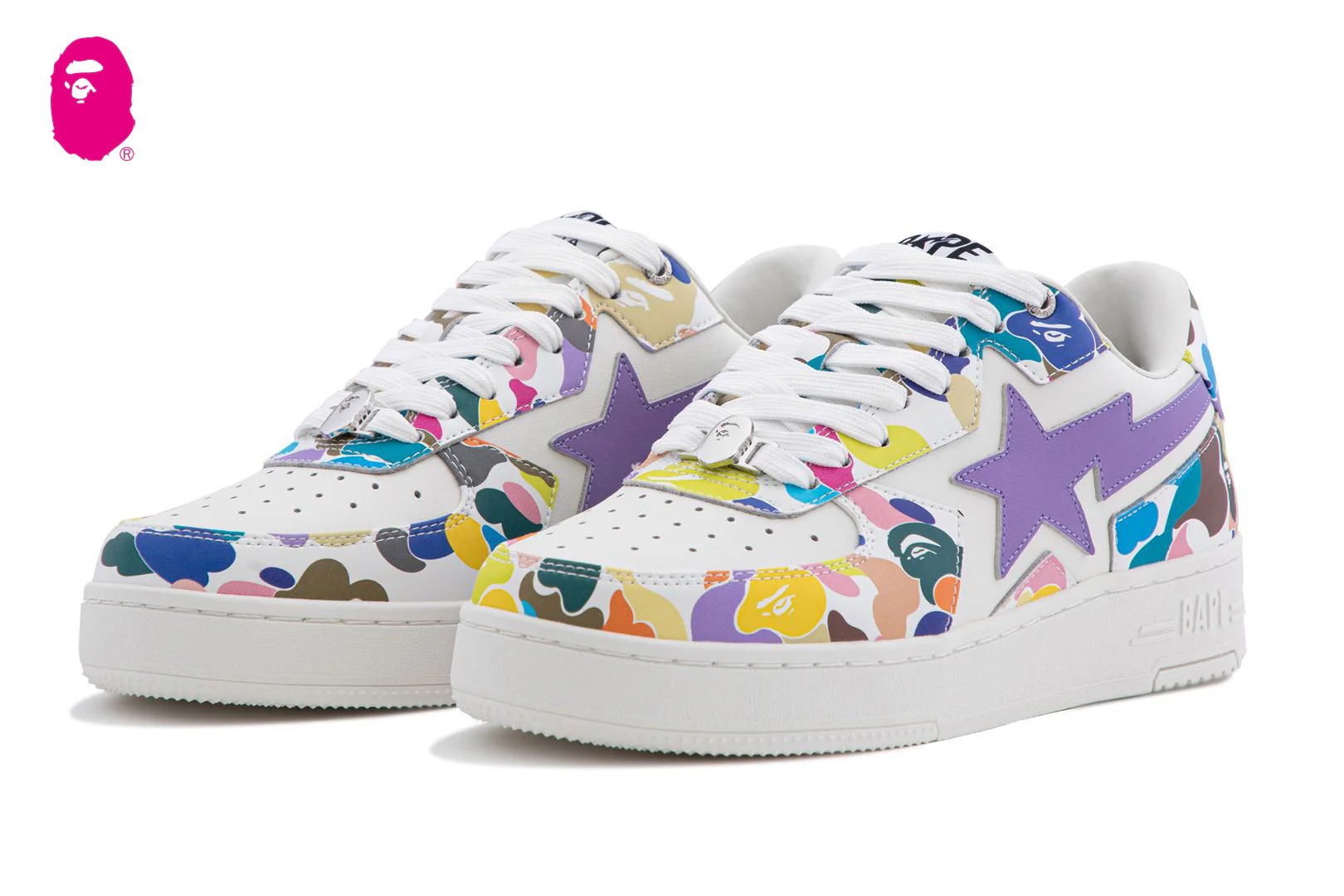 베이프 우먼즈 운동화 BAPE STA ICON 2 1M30-291-308 - 상세 이미지 2