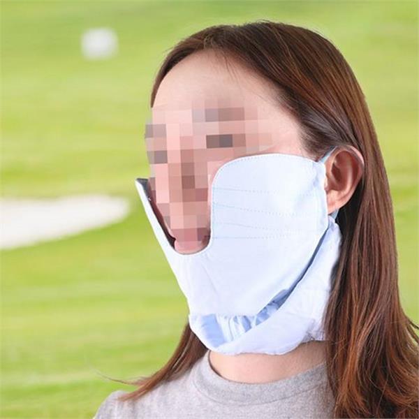 기능성 여성 얼굴 마스크 스포츠 여성 자외선 마스크 냉감 여름 - 상품 이미지