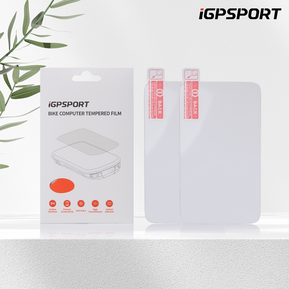 iGPSPORT 바이내비에어 속도계 액정 강화 보호필름 2매 - 상품 이미지