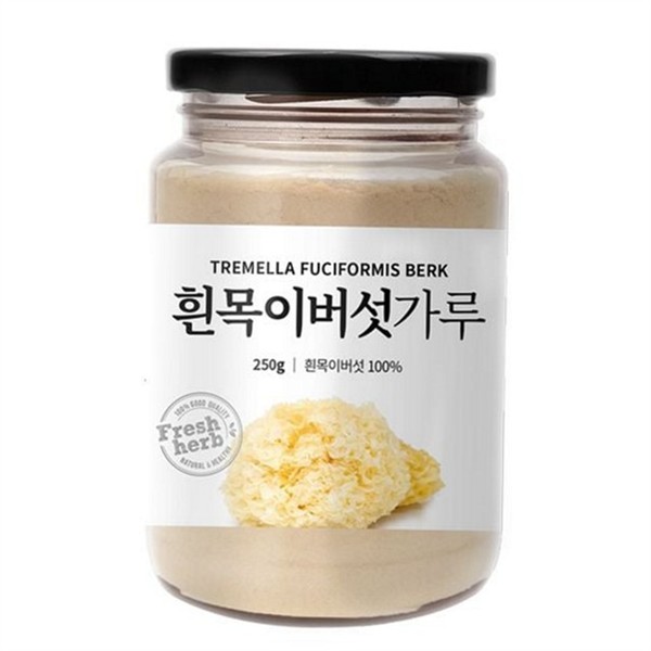 고운 흰목이 목이버섯 분말 요리용 분말 건조 식자재 - 상품 이미지